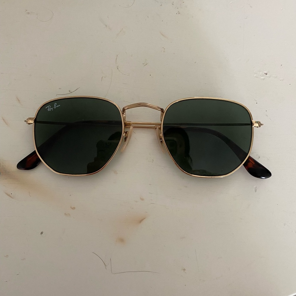 Ray ban hexagon flat lenses